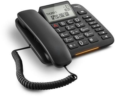 Telefon fiks Gigaset DL380, me kabllo, i zi