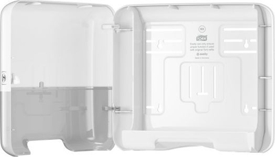 Dispenser letra palosëse Tork 553100, Singlefold C Fold Mini, i bardhë