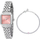 Set dhuratë për femra Morellato Dafne R0153175509, orë dore + byzylyk, i argjendtë