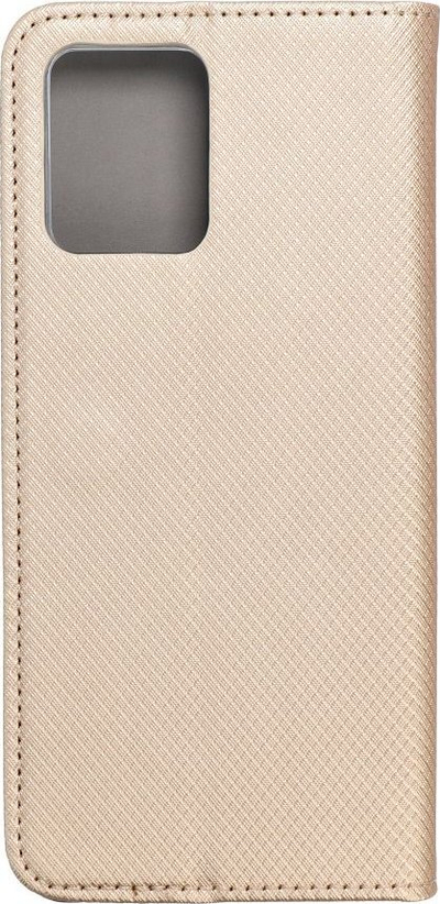Kapak telefoni Smart Case Book për Motorola G23, me magnet, me xhep kartash, ngjyrë gold