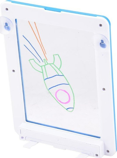 Set kreativ me tabelë LED 3D, markerë shumëngjyrësh, syze 3D, shumëngjyrëshe