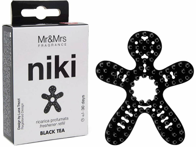 Aromë për veturë Mr&Mrs Fragrance Niki Big Black Tea pMRS06, rimbushje