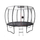 Trampolinë Cornilleau Spring Care 311123, diametër 366 cm, me rrjetë mbrojtëse, jeshile