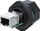 Konektor rrjeti Alcasa IC06 R102 RJ45, plastik, i zi