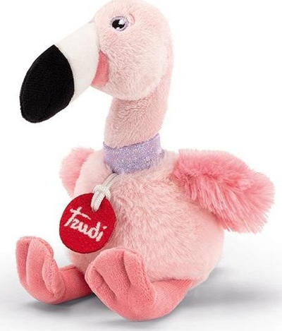 Lodër pelushi Trudi Friends Flamingo, për bebe, rozë