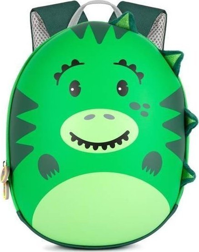 Ранец за деца Boppi Tiny Trekker, дизајн диносаурус, зелен