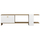 Set mobilie për TV Henriette 120x25x37Hcm (HM8900.11), bardhë