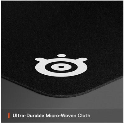 Mousepad SteelSeries QcK XXL, 900 x 400 mm, prej pëlhure, i zi