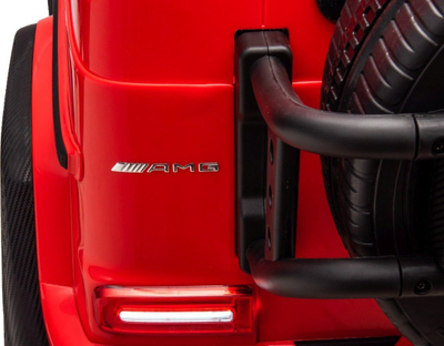 Електричен автомобил за деца Mercedes Benz G63 AMG XXL Strong, MP4, црвена боја