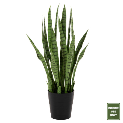 Bimë sintetike Sansevieria 90cm (HM7995), gjelbër