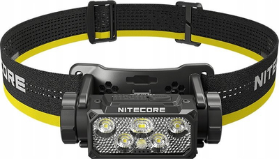 Llambë koke Nitecore HC60 UHE, 1600 lumen, USB C e rikarikueshme, e zezë