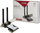 Adapter Wi‑Fi PCIe Inter Tech DMG 32, Wi‑Fi 5, 650 Mbps, i zi