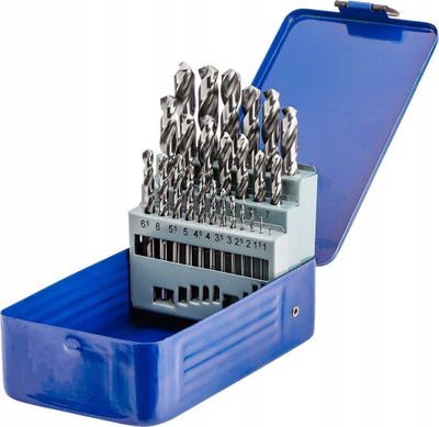 Set burgjish NWKa M 25, HSS, 1.0–13.0 mm, 25 copë