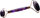 Roller masazhues Natural Amethyst, vjollcë