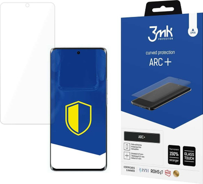 Заштитна фолија 3MK ARC Plus за Honor X50 GT, закривен екран, транспарентна