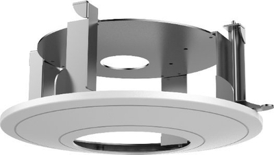 Mbajtëse tavani për kamera Hikvision DS-1227ZJ-DM37, metal edhe plastikë, Ø225mm, e bardhë