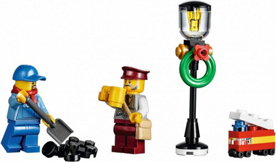Set lodër LEGO Creator Expert Winter Holiday Train 10254, 734 pjesë, 12+, shumëngjyrësh