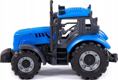 Traktor lodër Polesie Progres 91215, me mekanizëm inertial, plastik, blu