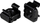 Set bulonash Cage Nut StarTech.com M6, 100 copë, ngjyrë e zezë