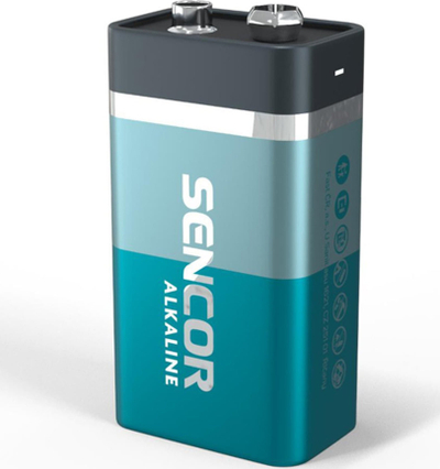 Bateri alkaline Sencor SBA 6LR61, 9V, njëpërdorimshme