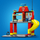 Set ndërtimi LEGO City 60375 Stacion Zjarrfikësash me Kamion Zjarri, 4+, shumëngjyrësh