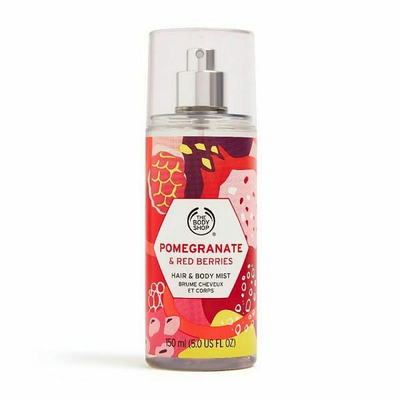 Sprej dhe flokë The Body Shop Pomegranate & Red Berries (Hair & Body Mist), 150 ml