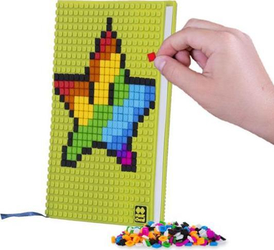 Ditar Pixie Crew Diary Journal, kapak me piksele, stile të ndryshme