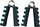 Kapëse dore Master Soft Hand Grip, set 2 copë, 10 kg rezistencë, shumëngjyrëshe