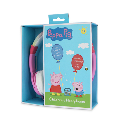 Слушалки OTL Peppa Pig Glitter Rainbow Junior, розова