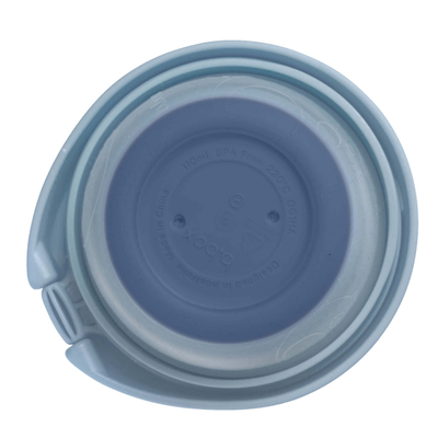 Enë ushqimi për bebe b.box Fill and Feed Bowl, silikoni, me kapak antirrjedhje, rozë blush
