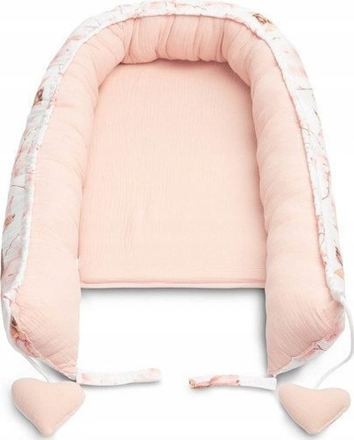 Fole për bebe Muslin Fairies, 80x45 cm, me jastëk, rozë