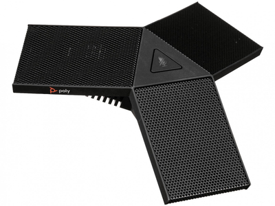Mikrofon tavoline HP Poly Studio USB, me buton për mbyllje zëri, kabllo 7.6m, i zi