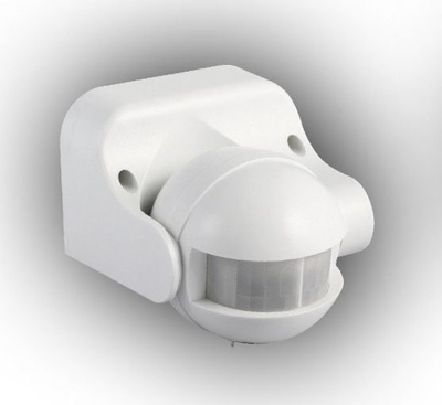Senzor lëvizjeje Plastrol CR-PIR2, 1200W 400W, IP44, i bardhë