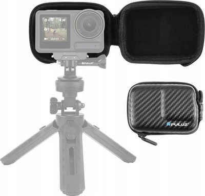 Kuti mbrojtëse e fortë Puluz PU946B për DJI Osmo Action 4 dhe Action 3, plastike, e zezë