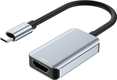 Adapter kabllo USB-C në HDMI Tech Protect UltraBoost, 4K 60Hz, alumin, gri