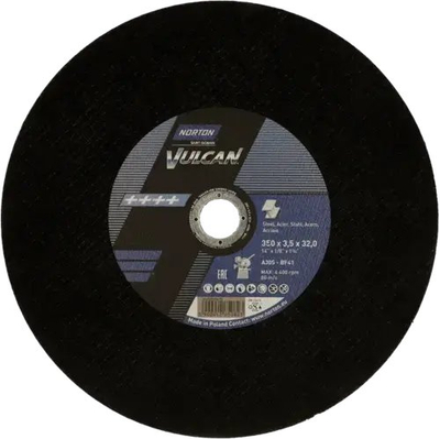 Disk prerës për metal Norton Vulcan 350mm, 3.5mm, A30S