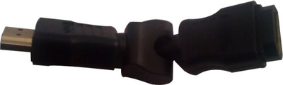 Adapter HDMI LogiLink AH0012, Am në Af, kënd 270°, i zi