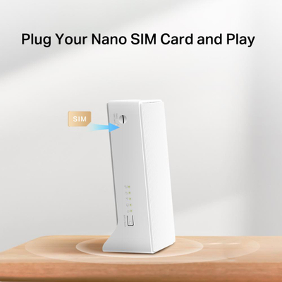 Router LTE Mercusys MB110 4G, 300Mbps, Wi-Fi, i bardhë