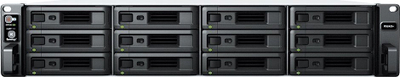 Server skedarësh Synology RS2423+, 12-bay 2U, 10GbE, gri
