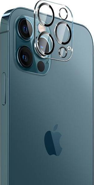 Xham mbrojtës për kamerë Crong Lens Shield, për iPhone 12 Pro, i tejdukshëm