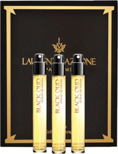 Set parfum për burra Laurent Mazzone Black Oud, ekstrakt, 3x15ml