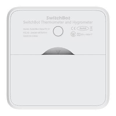 Termometër higrometër inteligjent SwitchBot Meter, ekran monokrom, lidhje pa tela, i bardhë