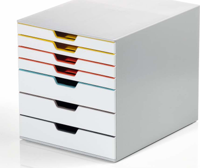 Njesi me sirtarë Durable VARICOLOR MIX 7, 7 sirtarë, plastikë, shumëngjyrëshe