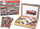 Puzzle magnetik edukativ Leantoys, me temë kamion zjarrfikës, me dërrasë vizatimi, shumëngjyrësh