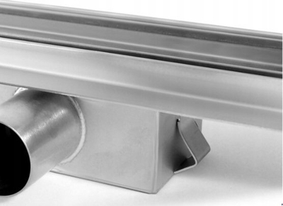 Kanaletë lineare Rea Neo Pure Pro, 90 cm, me flanxhë, inox