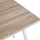 Tavolinë ngrënieje Paloma HM8334.02, 120x70x76.5cm, MDF sonoma, këmbë të bardha
