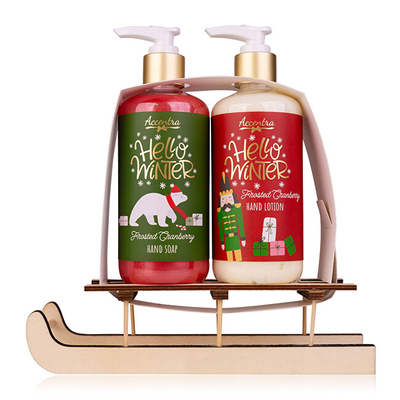Set për kujdesin e duarve Accentra "Hello Winter", sapun + locion 290 ml