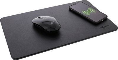 Mousepad me karikim wireless InLine, 370 x 225 x 7 mm, i zi