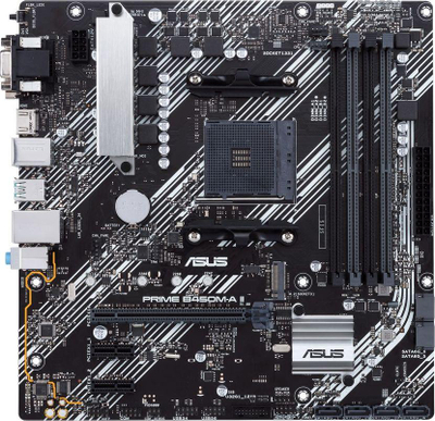 Pllakë mëmë ASUS Prime B450M-A II, AMD B450, Socket AM4, 4 slote, Micro ATX