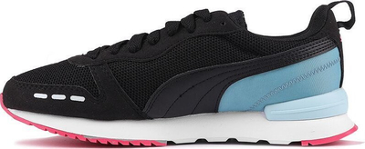 Atlete për kalamaj Puma R78 Jr 37361632, sportive, të zeza me blu edhe rozë